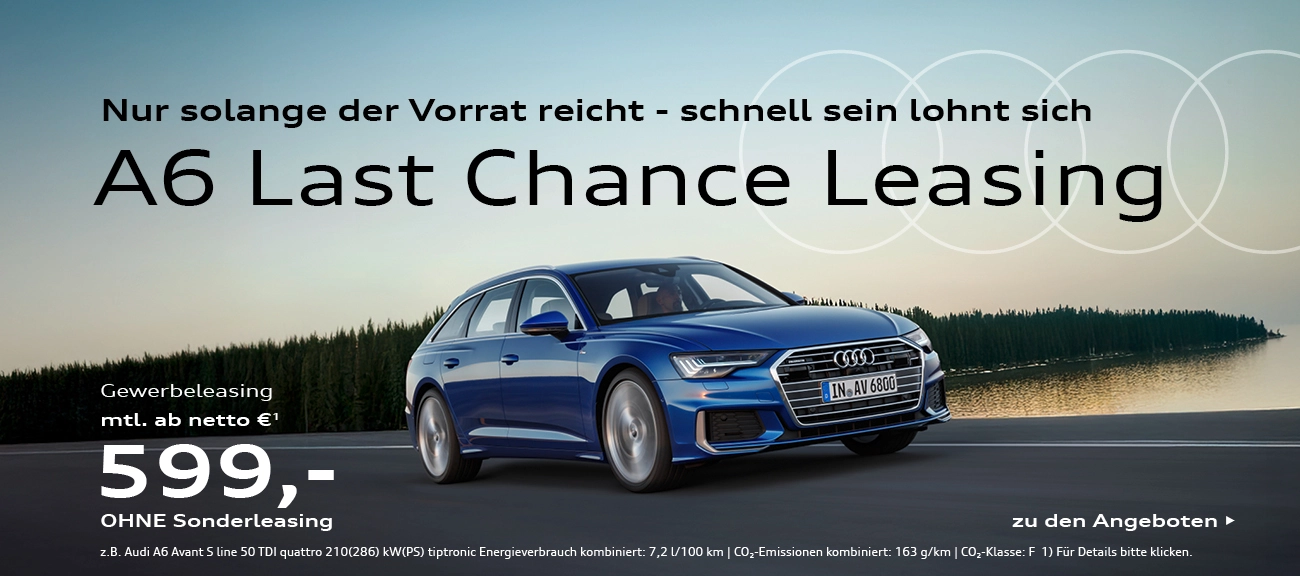 Audi A6 Abverkauf