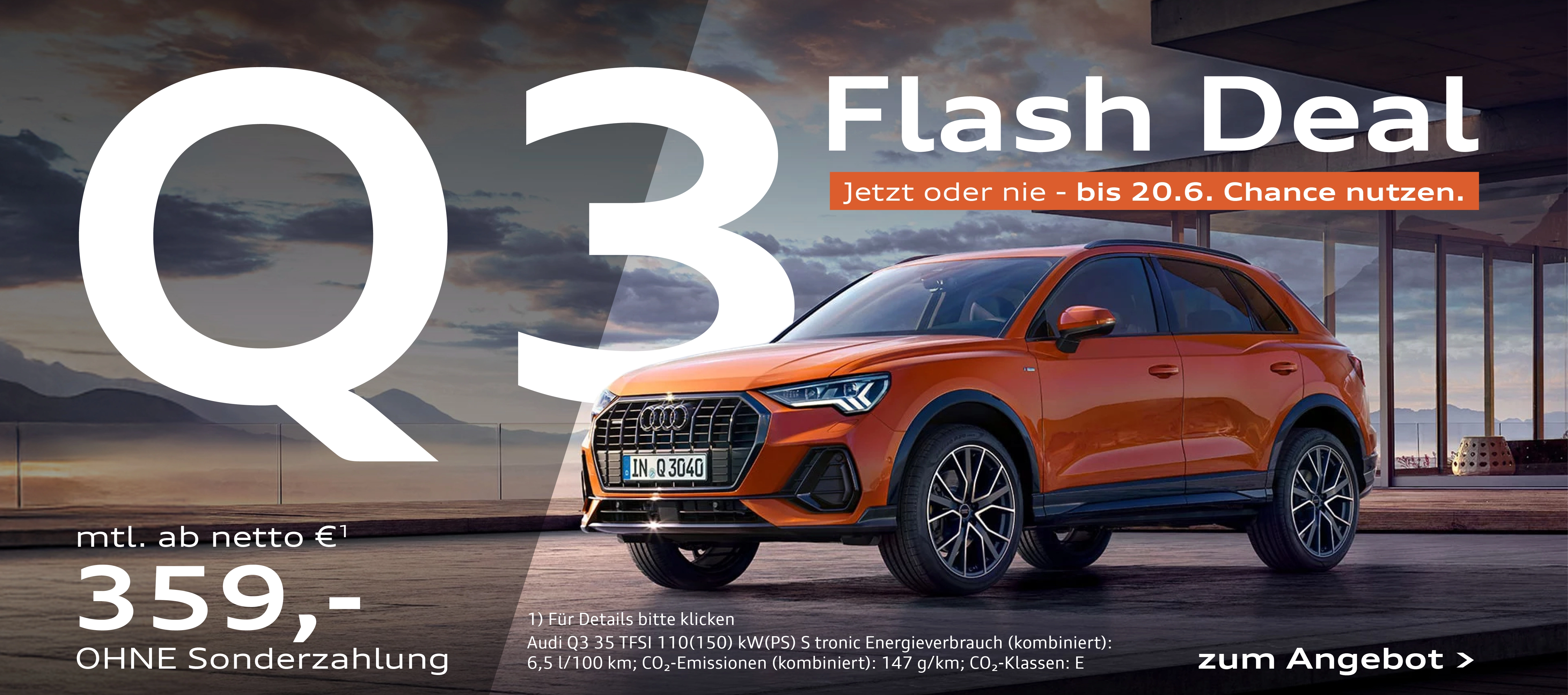 Audi Q3 Flash Deal