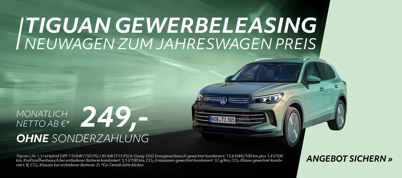 Tiguan Hybrid Gewerbeleasing Q2