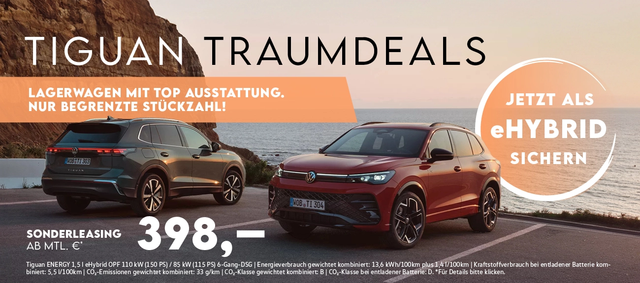Tiguan sofort verfügbar
