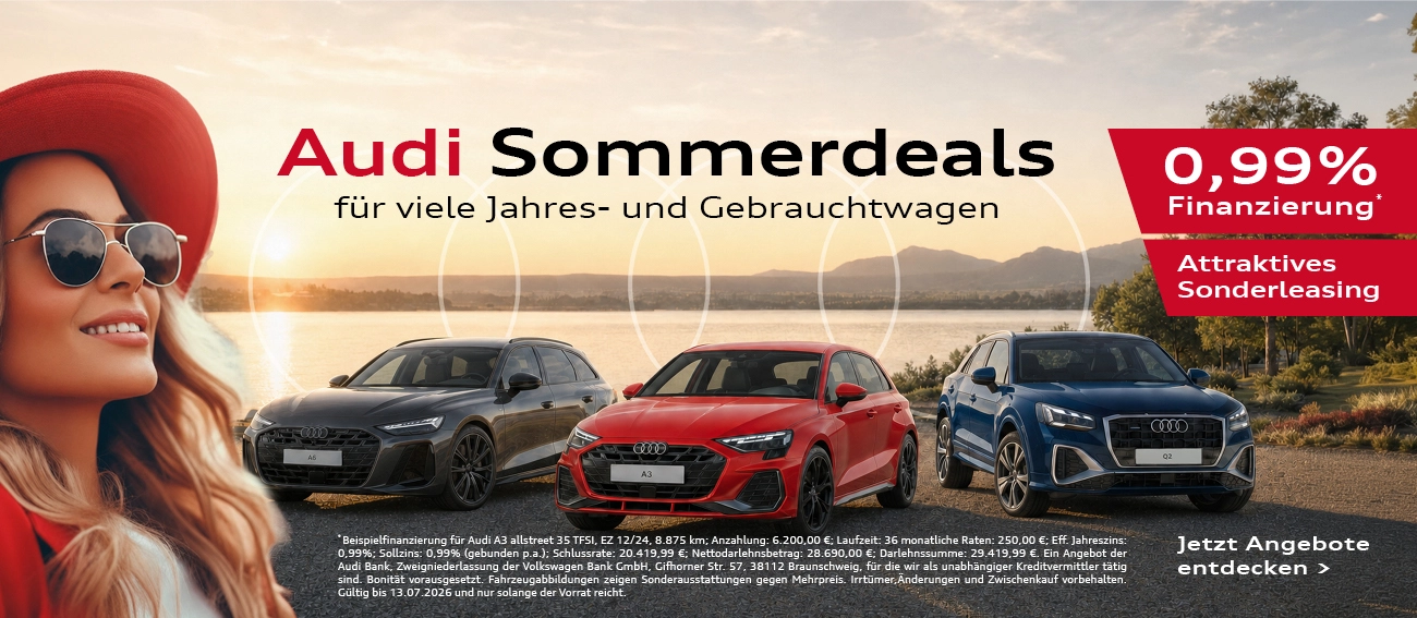 Audi GW+ Sommerdeals