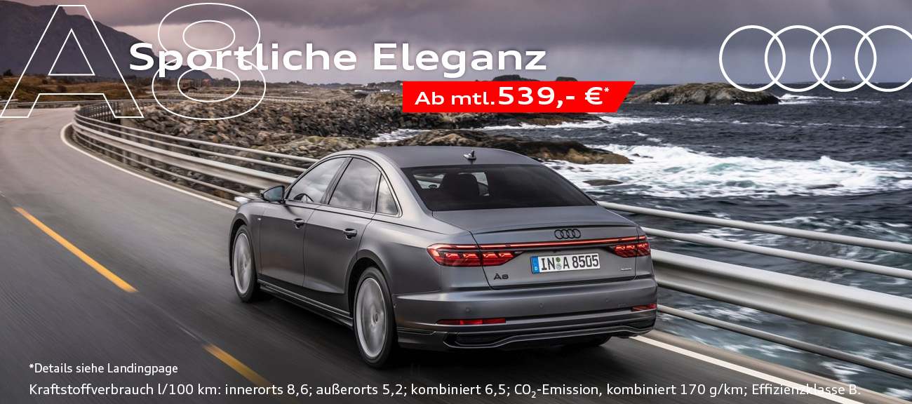 Audi A8 ab mtl. 539,- €