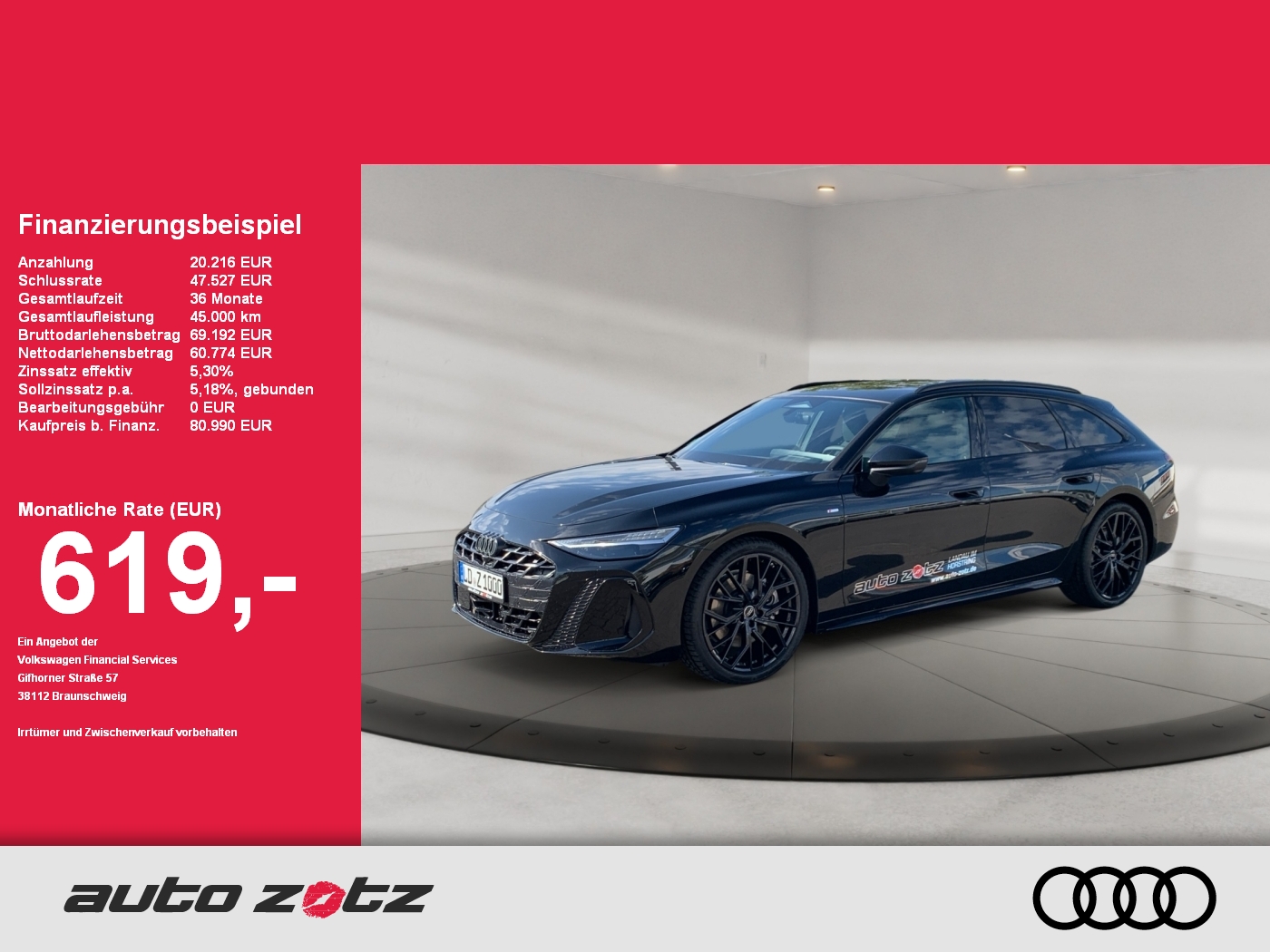 A6 Avant TDI quattro S tronic ,S Line,BO