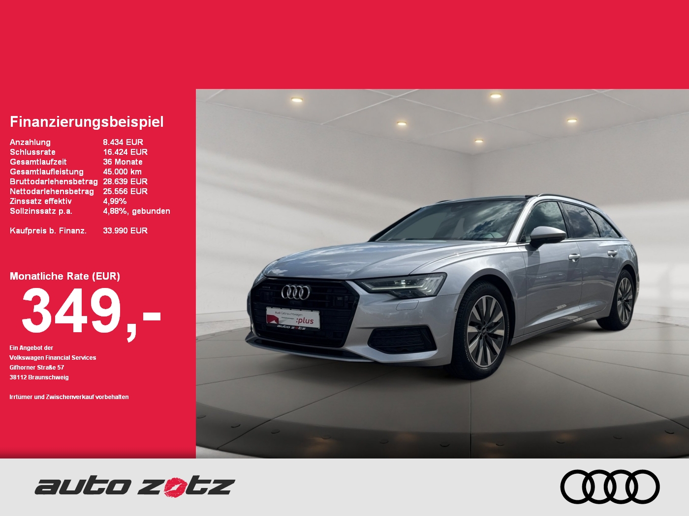 A6 Avant design 45TDI quattro S tronic BO,360