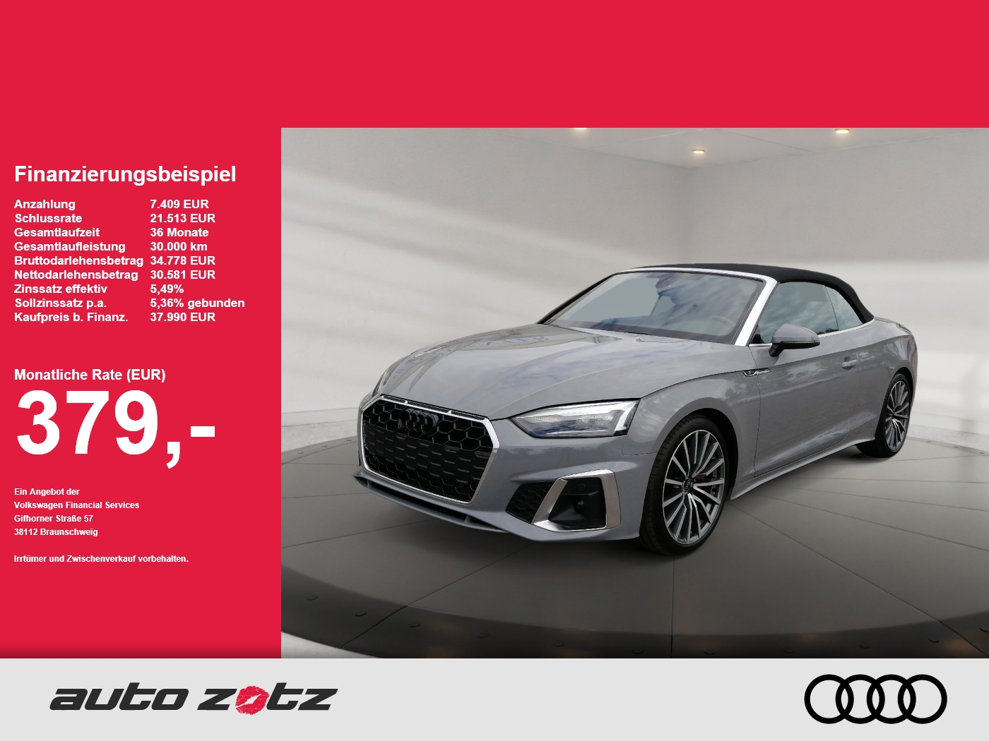 A5 Cabriolet S line 40 TFSI S tronic S Line,PDC