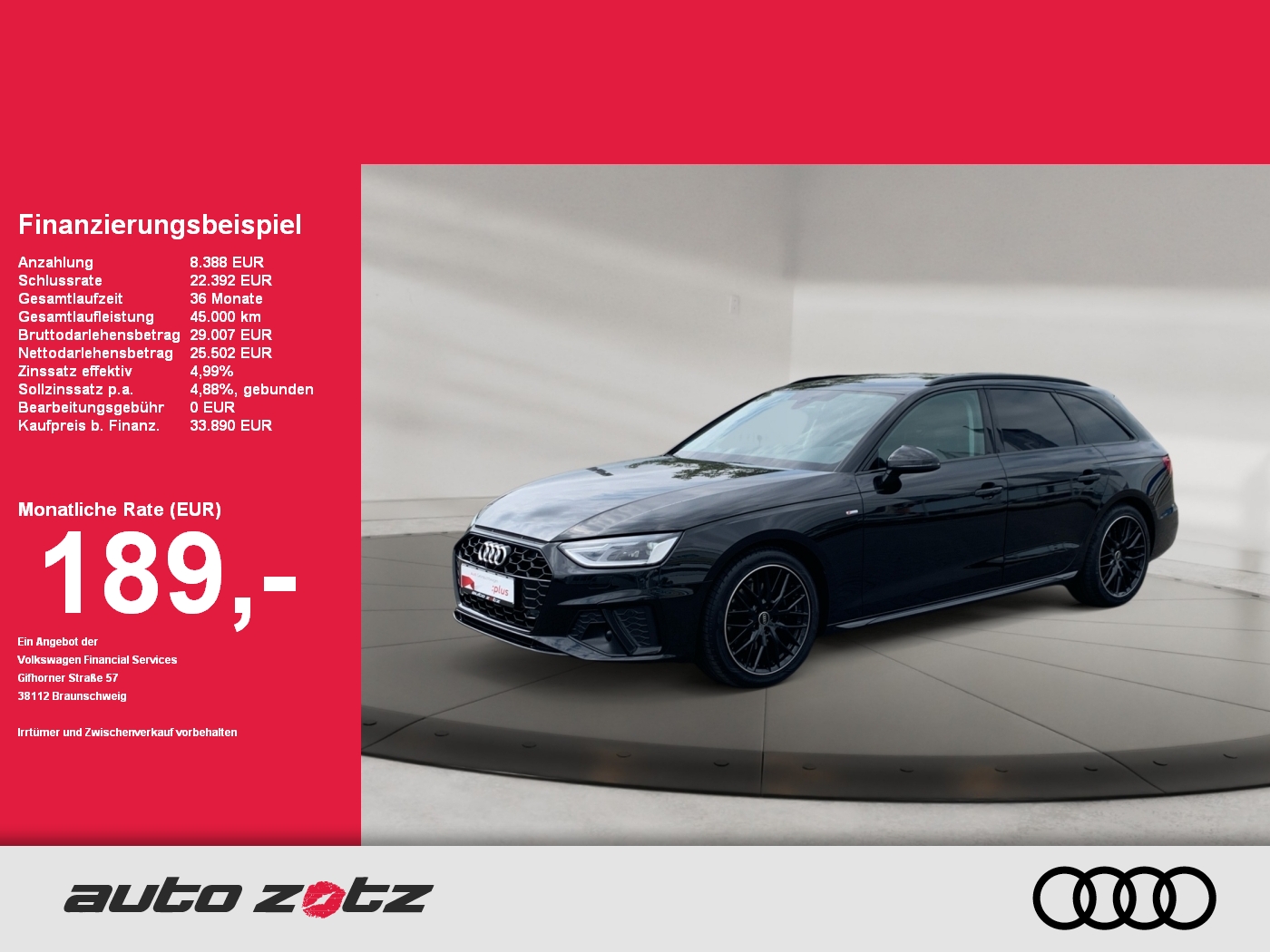 A4 Avant S line S line 35 TDI 120(163)  S tronic