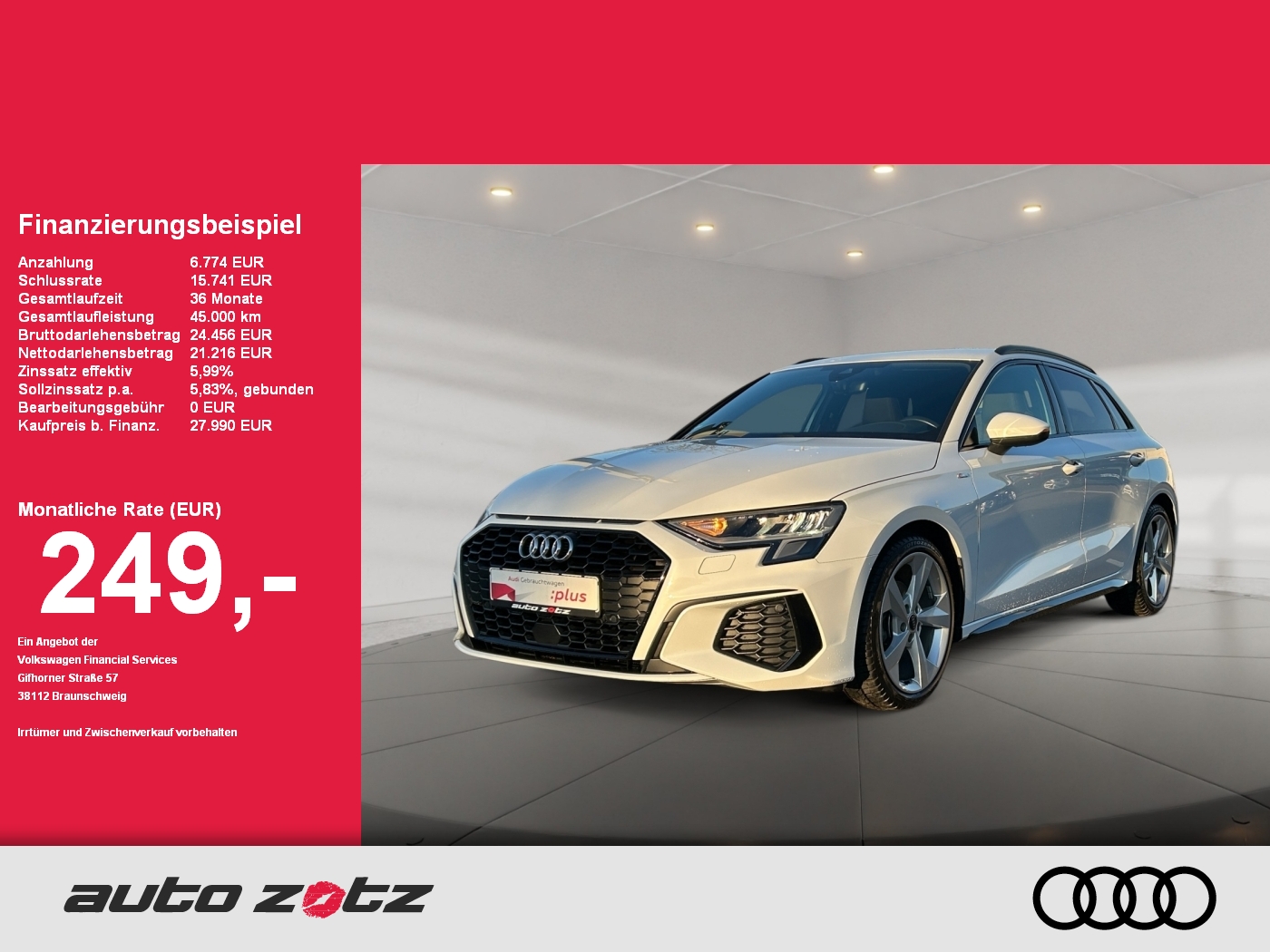 A3 Sportback S line 30TFSI S tronic ,S Line,PDC