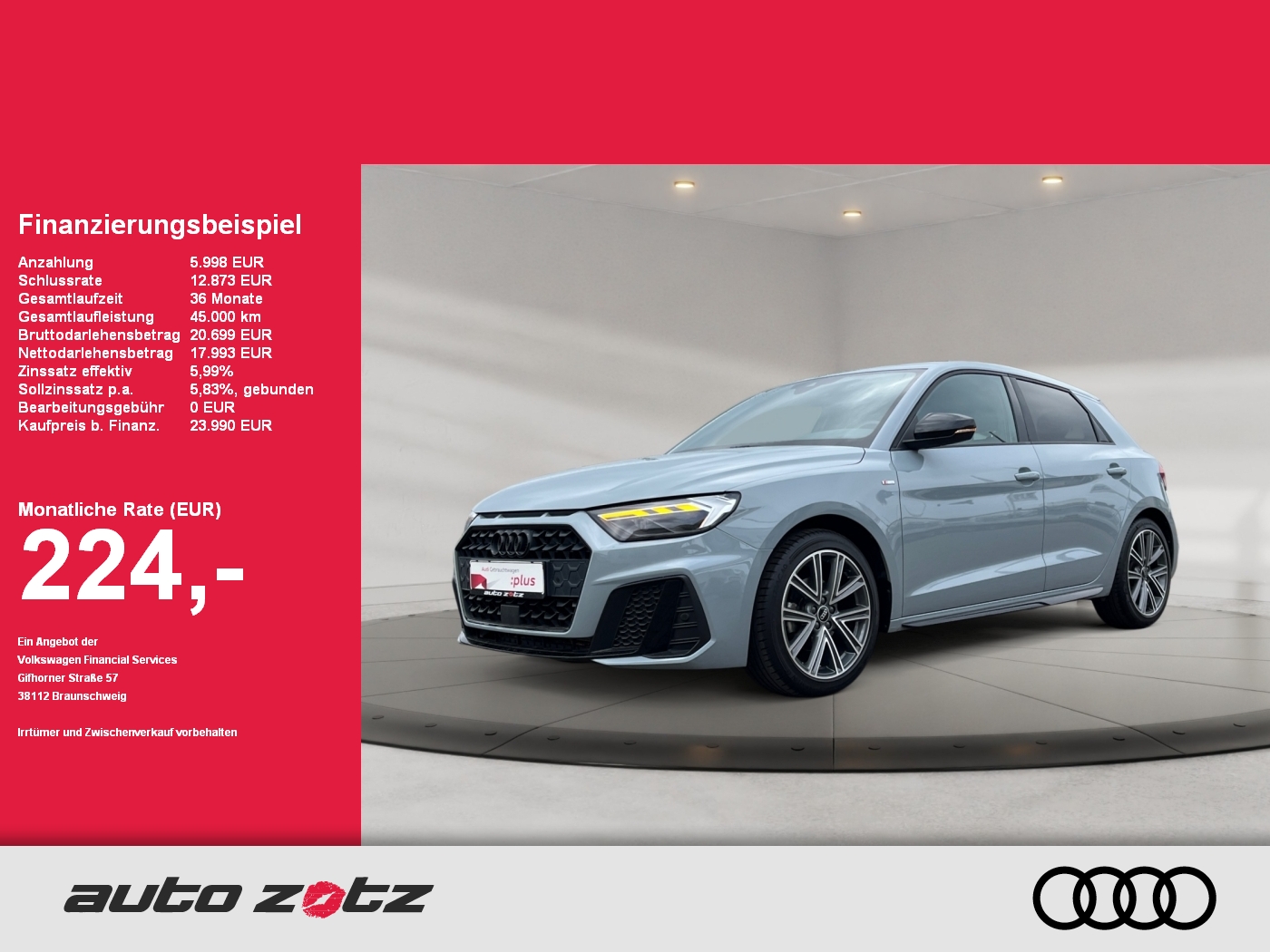 A1 Sportback S line 30 TFSI S tronic S line 30 TFSI S t...