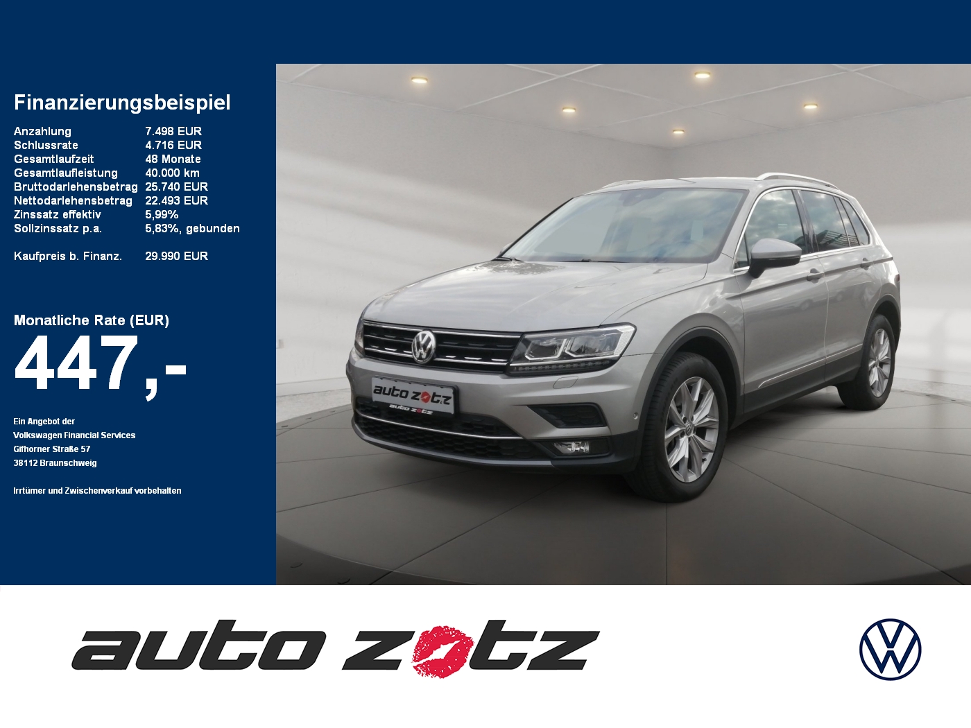 Tiguan 2.0TDI Highline 4Motion Kam.,PDC,Virtual