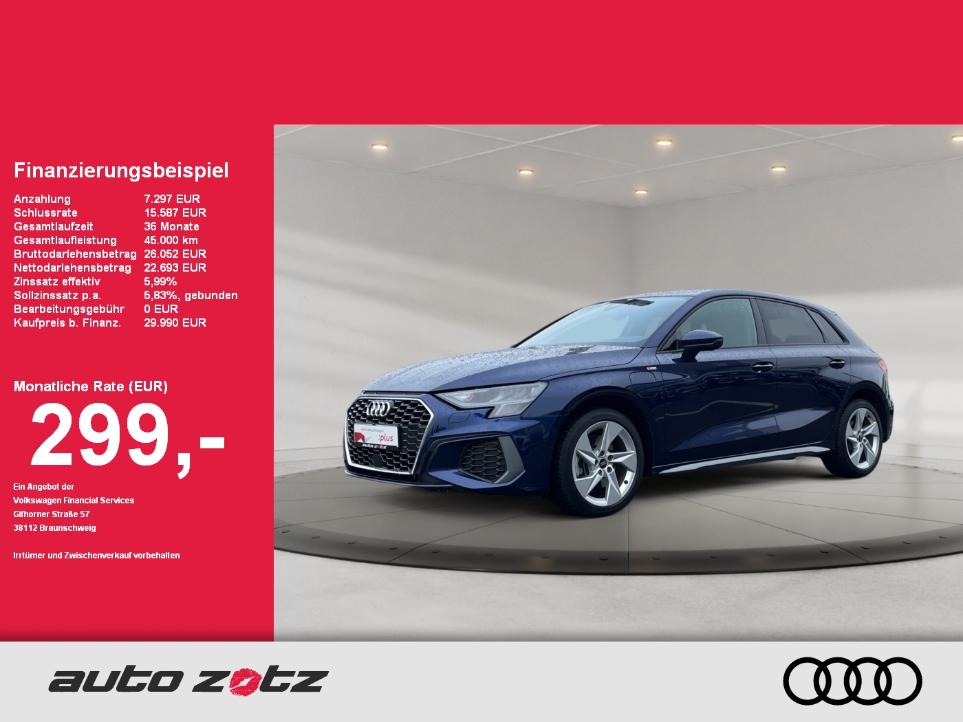 A3 Sportback 40 TFSI e S line ,S Line,PDC,Navi