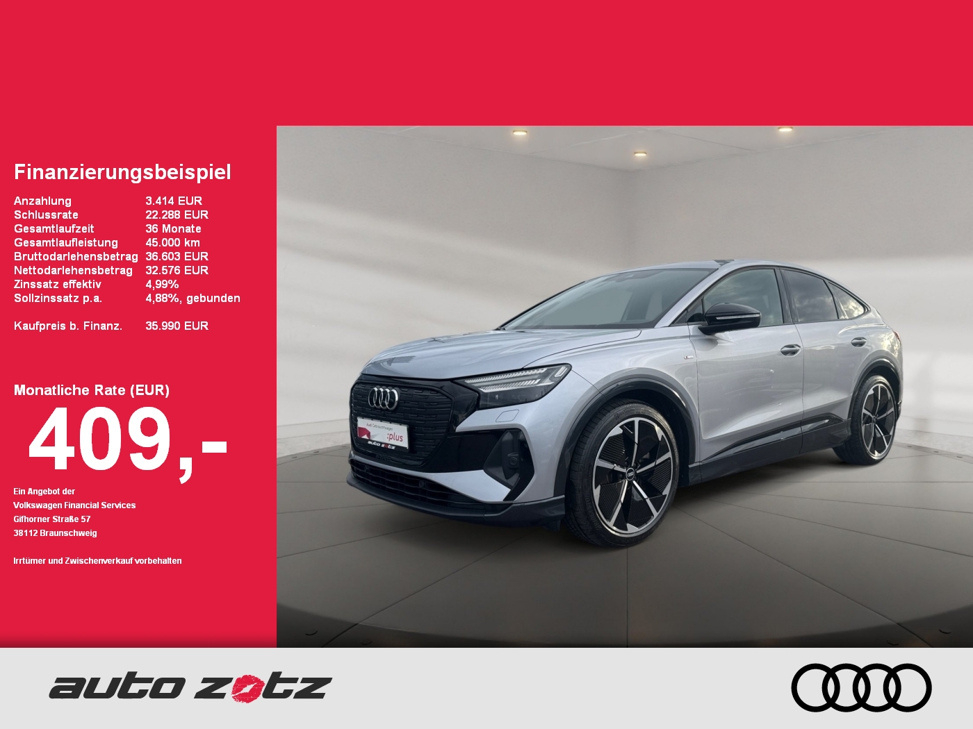 Q4 Sportback e-tron 50 quattro 220 kW S Line,HUD
