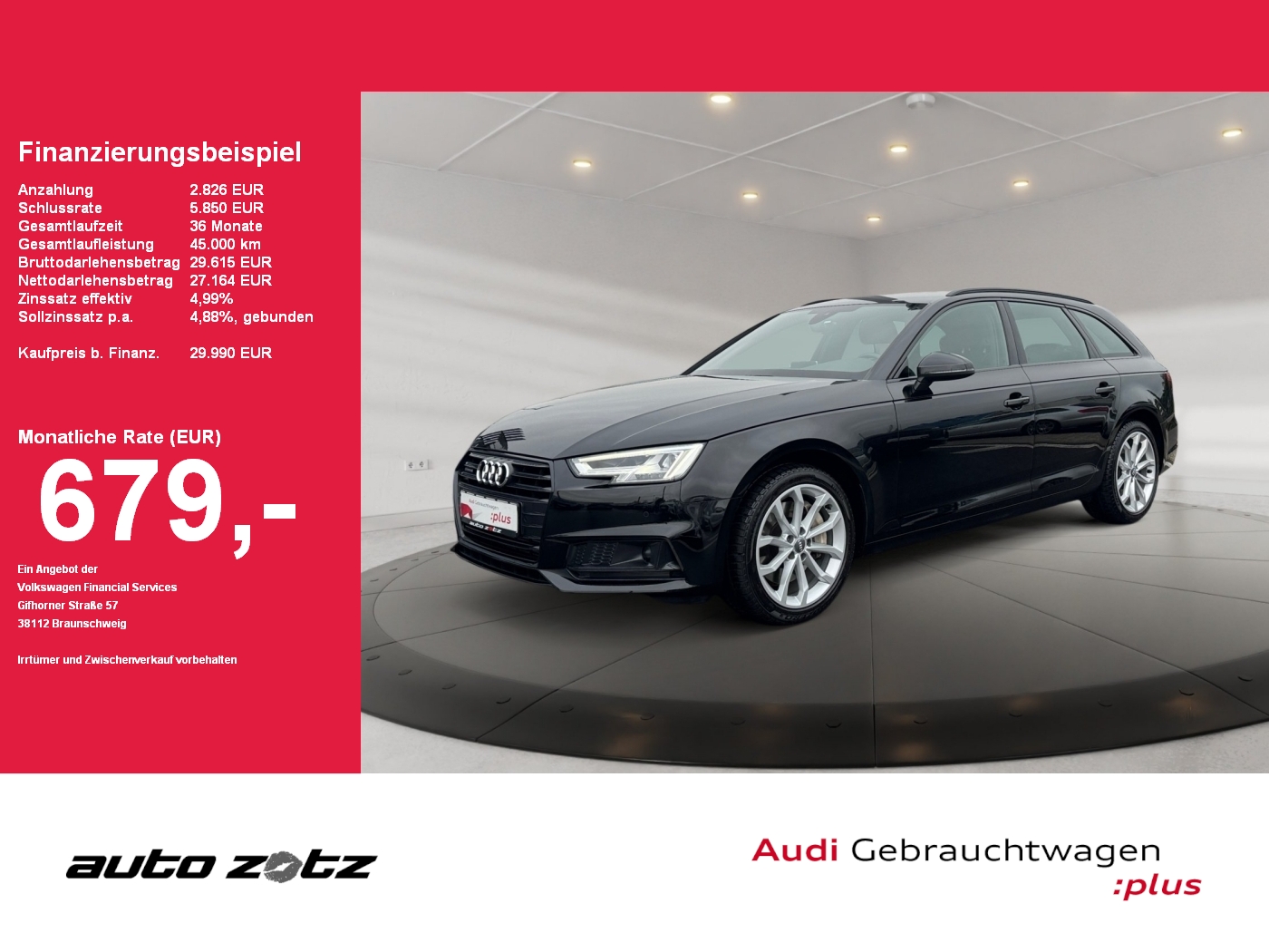A4 Avant 45TFSI quattro Kam.,Massage,PDC,ACC,AHK