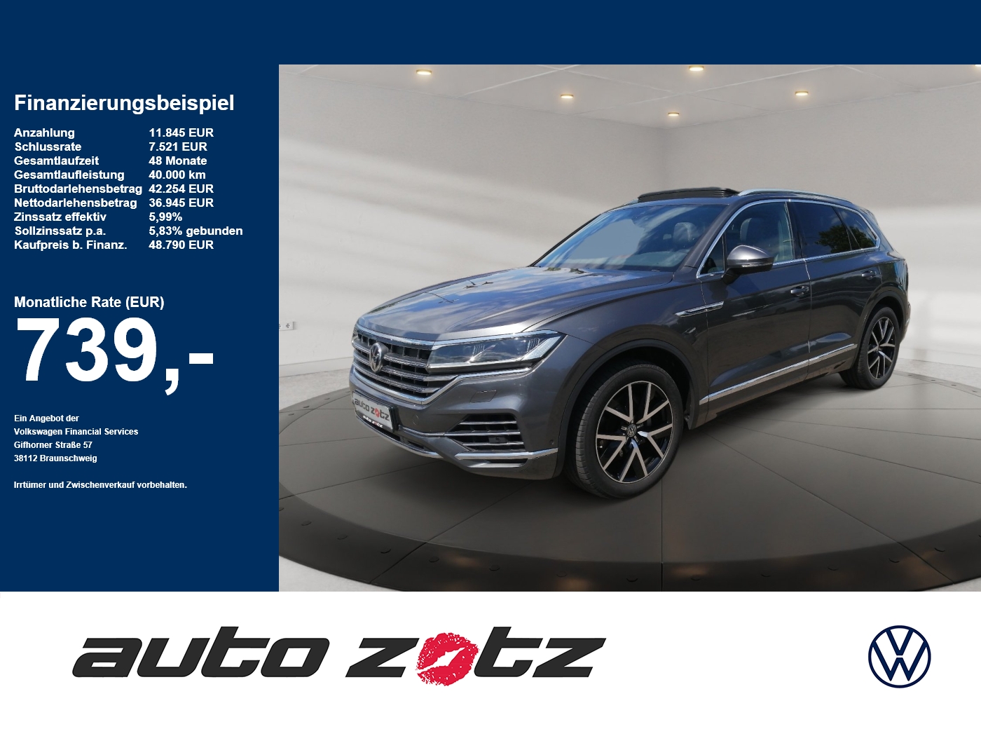 Touareg 3.0TDI AHK ACC Kam.,Luft,PANO