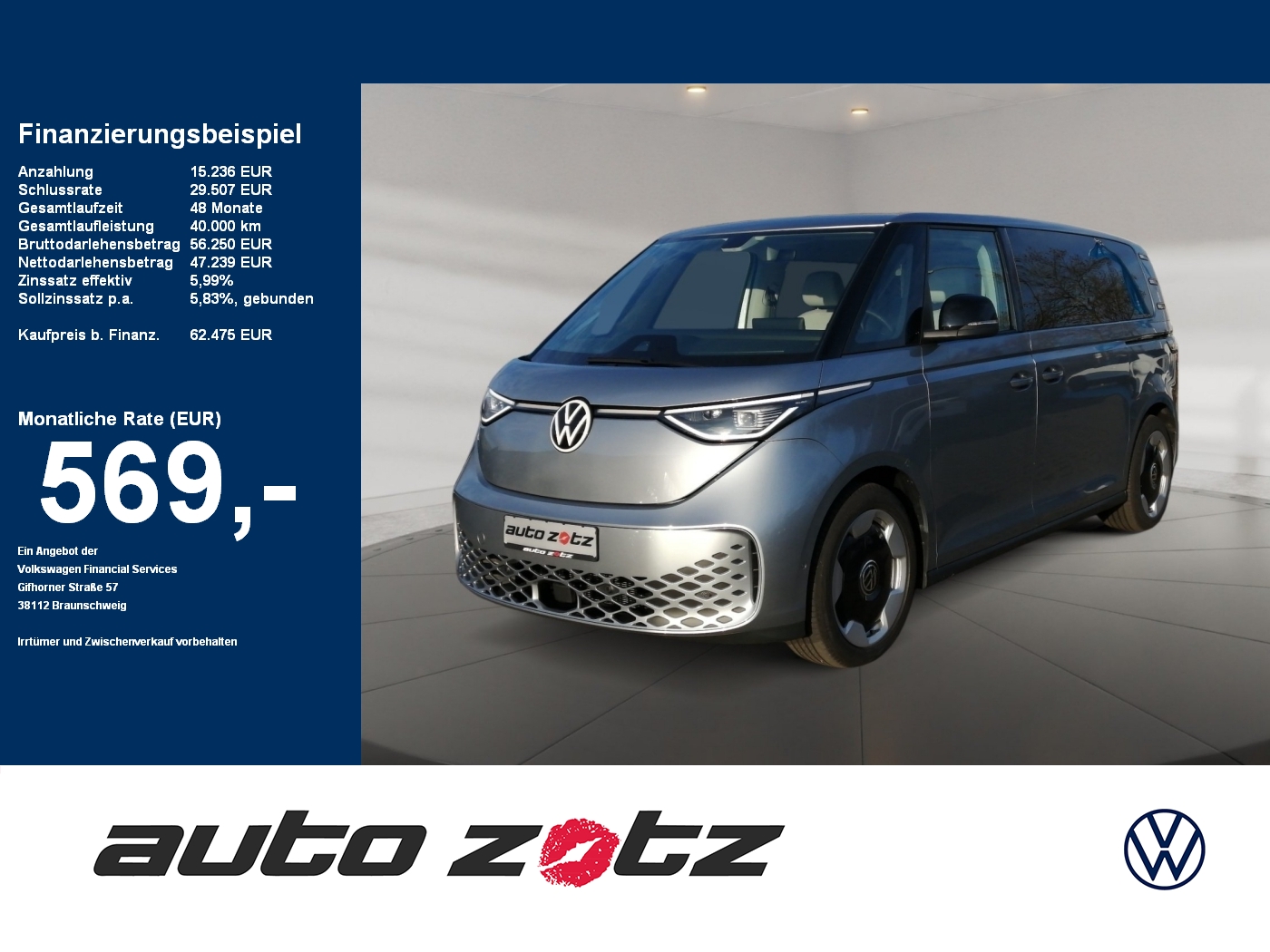 ID.Buzz Pro Langer Radstand GOAL 86 kWh Kam.,PDC