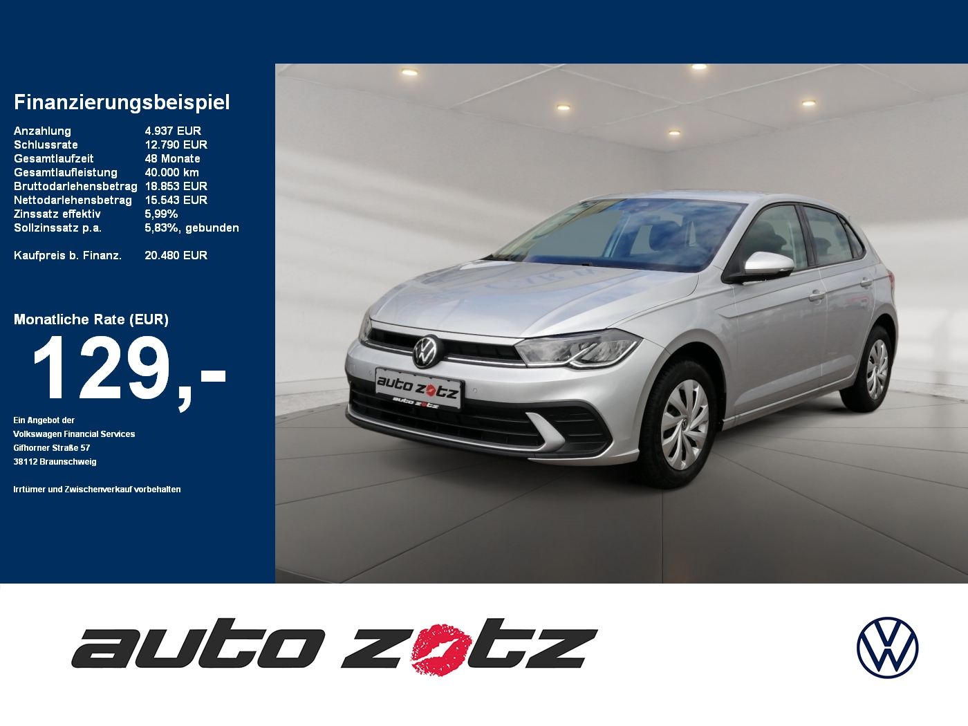 Polo Life 1.0 l ,Virtual,PDC,LED,SHZ