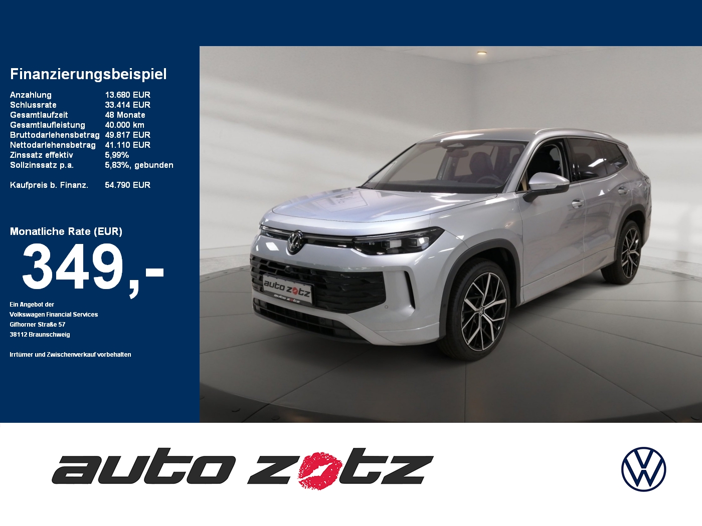 Tayron Life 2.0 l TDI 4MOTION DSG ,7-Sitze,Kam.