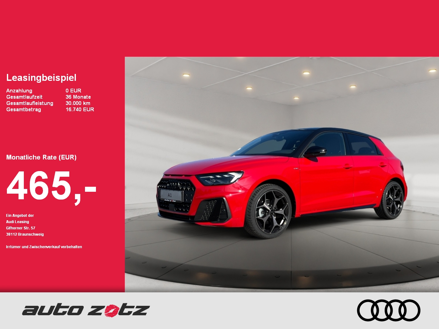 A1 Sportback S line 35 TFSI 110(150)  S tronic