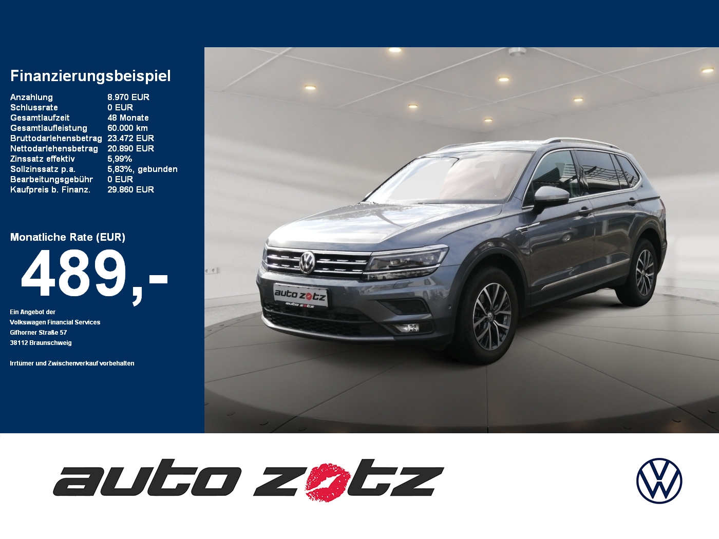 Tiguan Allspace 1.5 HUD LEDER Fahrerassistenz Pl