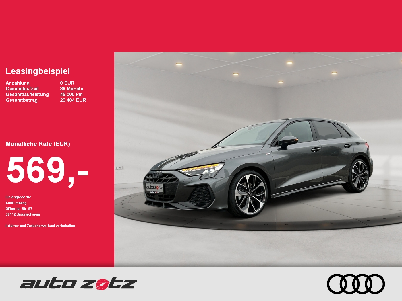 A3 Sportback S line 35 TFSI S tronic