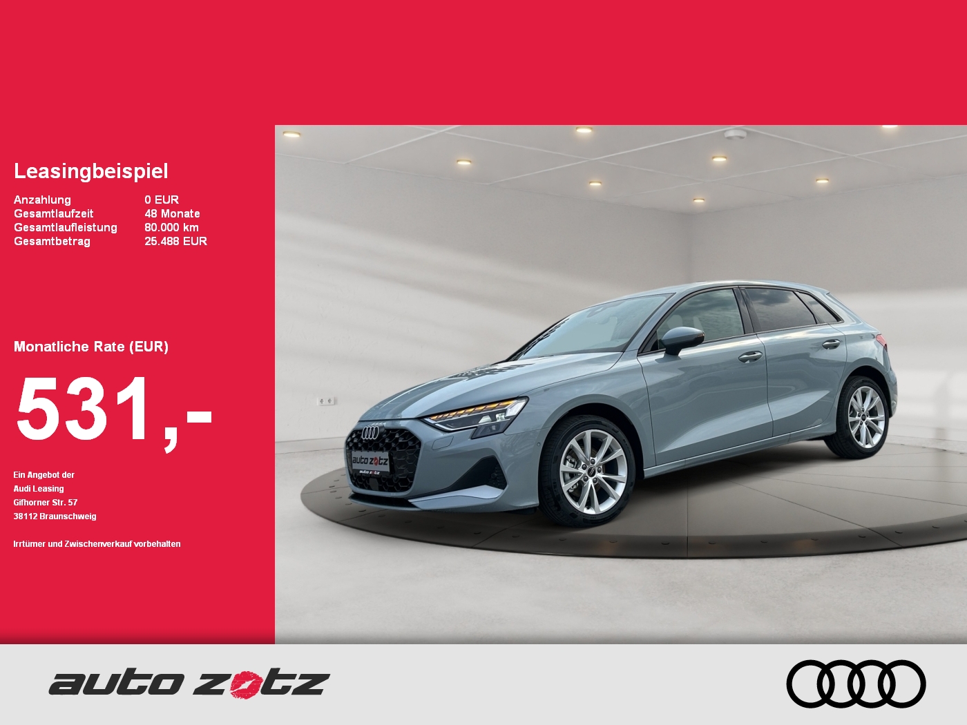 A3 Sportback advanced 30 TFSI S tronic ,PDC,Kam.