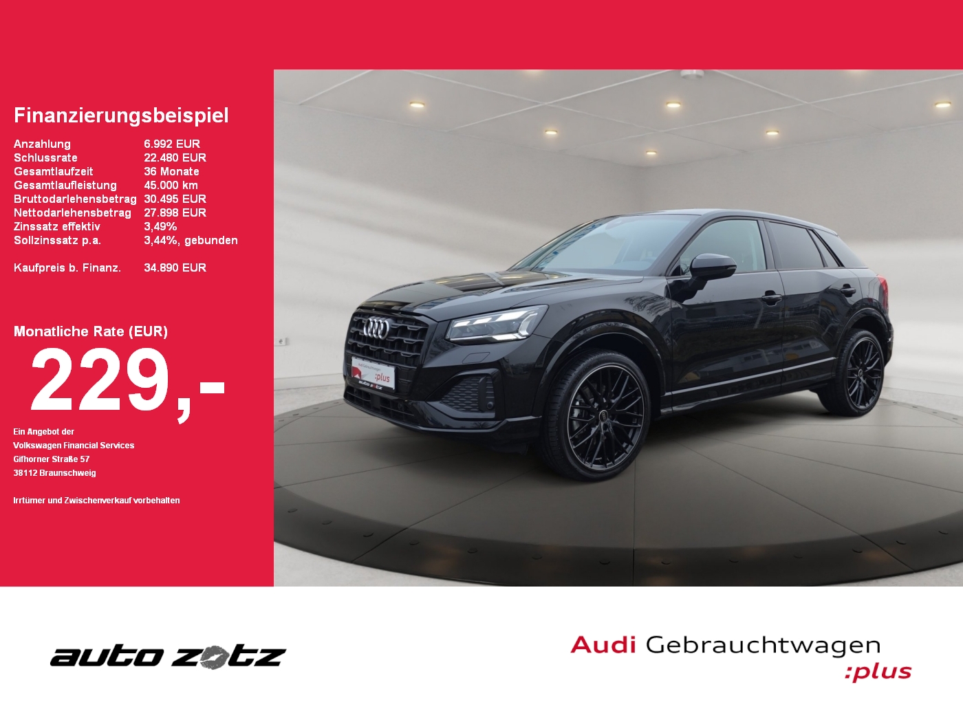 Q2 Advanced 35TFSI S tronic matrix,Kam.,PDC,AHK