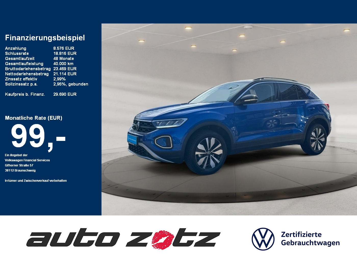 T-ROC Life 1.5 TSI 7- Gang DSG Kam.,PDC,Virtual