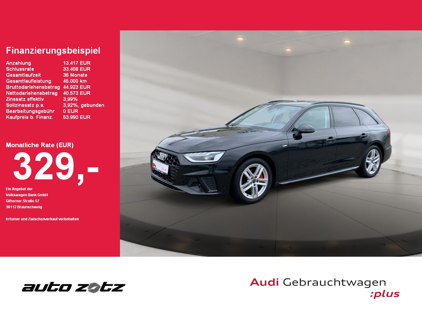 A4 Avant 40TDI quattro S tronic ,S Line