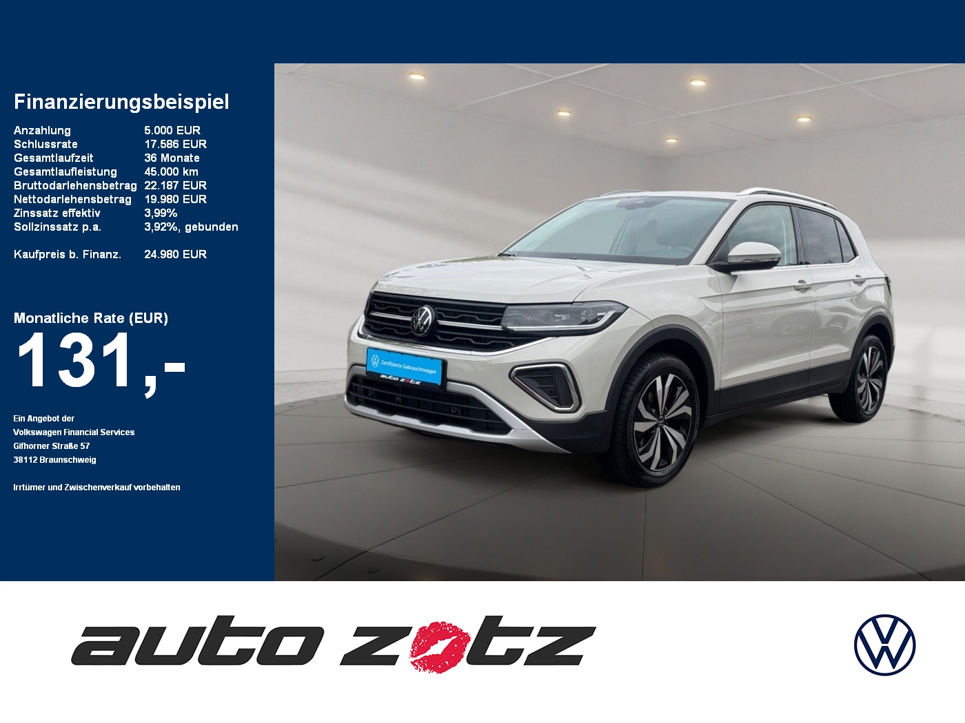 T-Cross 1.0TSI PDC,Virtual,LED,Navi,2xKlima,AUT