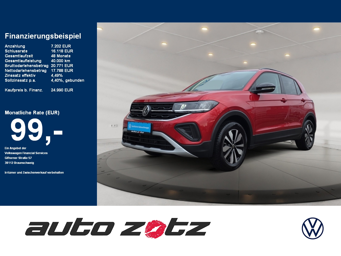 T-Cross Life T-Cross Life 1.0 l TSI OPF  D PDC