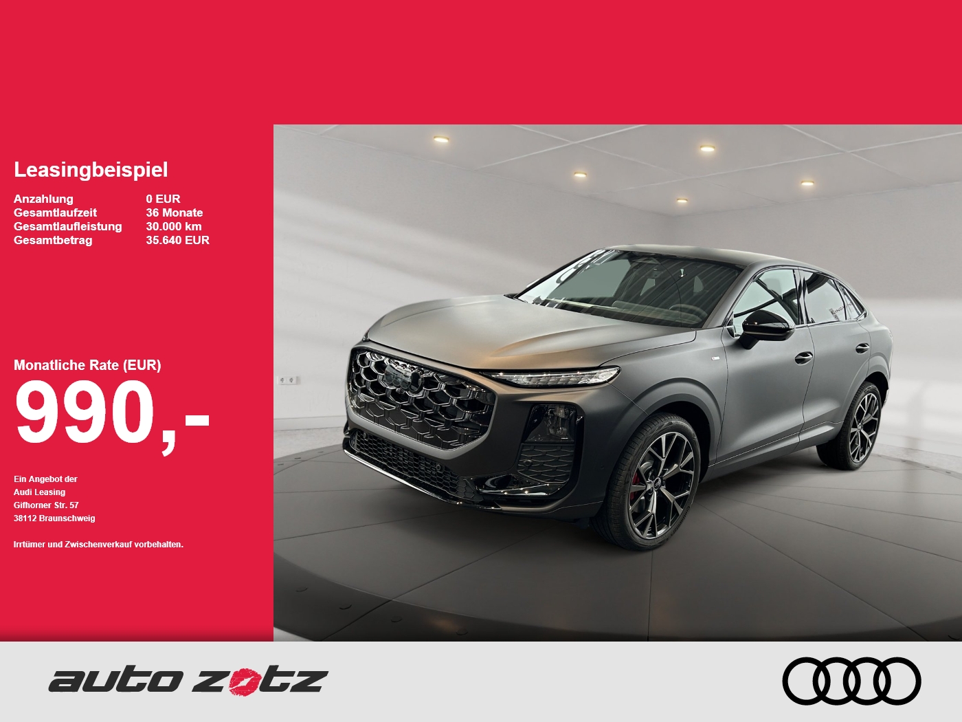 Q3 Sportback TFSI quattro S tronic S Line,matrix