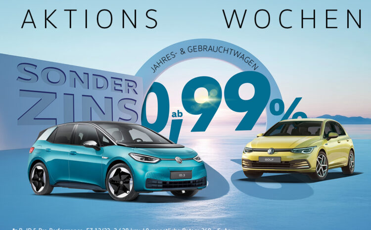  ab 0,99% Sonderfinanzierung