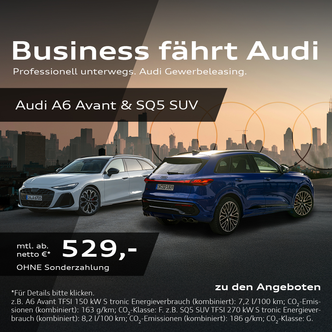 BEITRAG Audi Gewerbe A6 Avant + SQ5 Q2:25