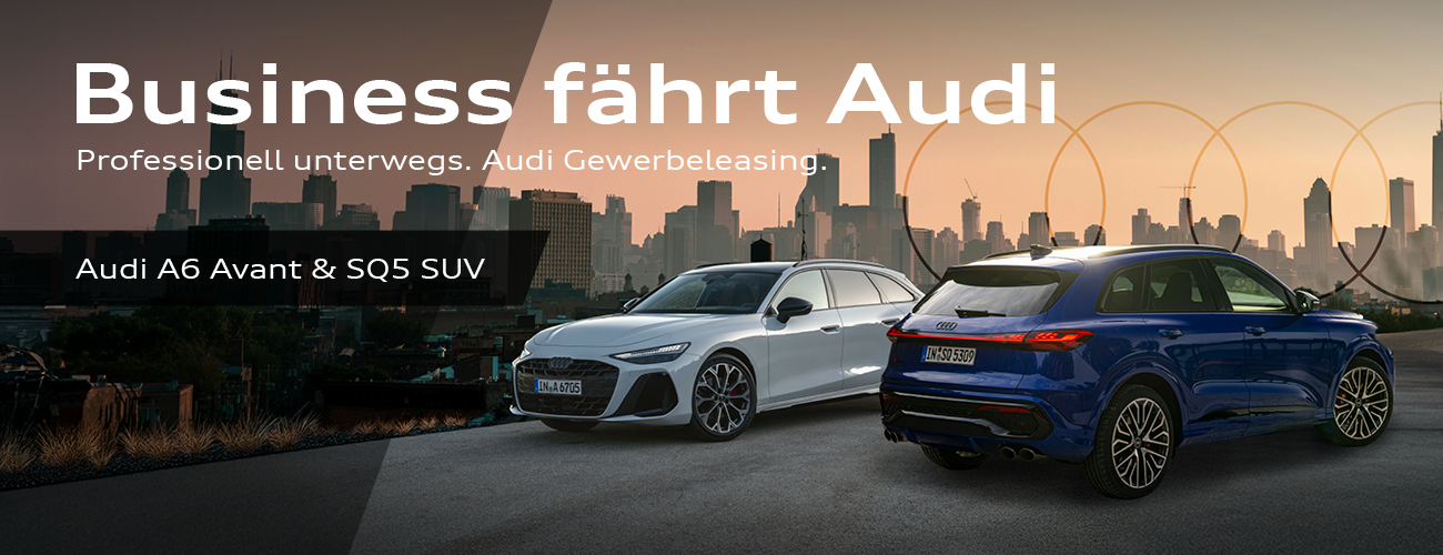 HEADER Audi Gewerbe A6 Avant + SQ5 Q2:25