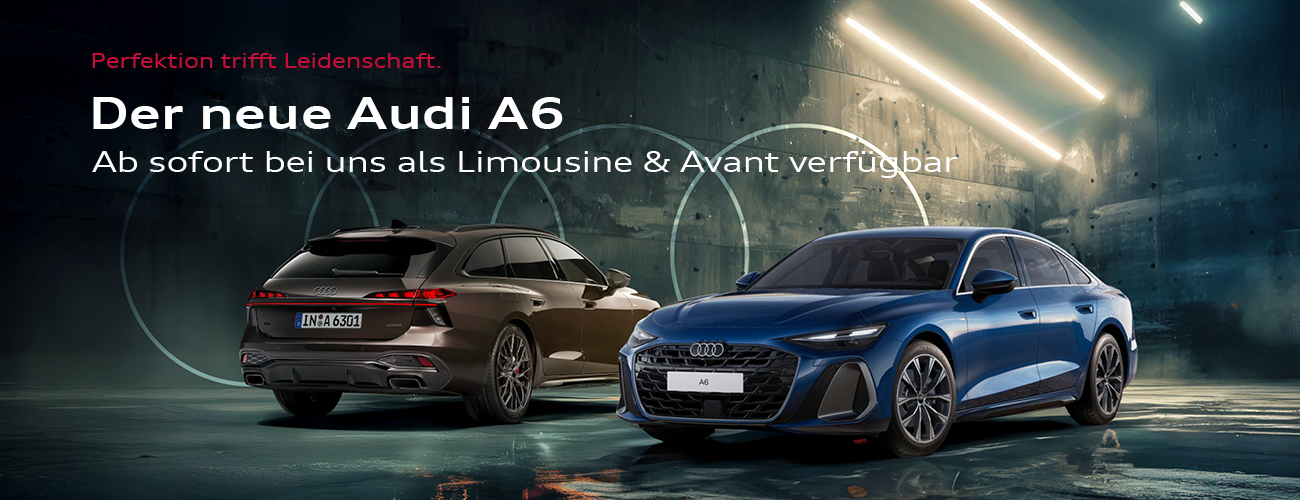 Headerbild Audi A6 ab sofort verfügbar