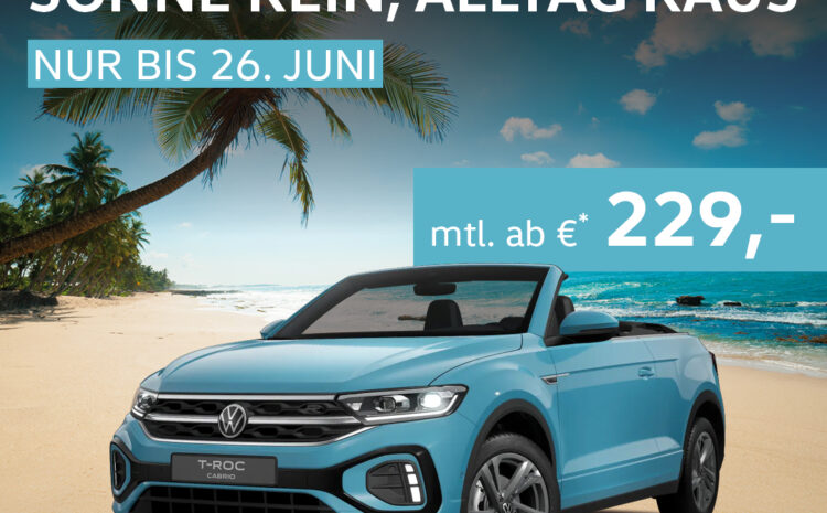  T-Roc Cabrio Sonderleasing