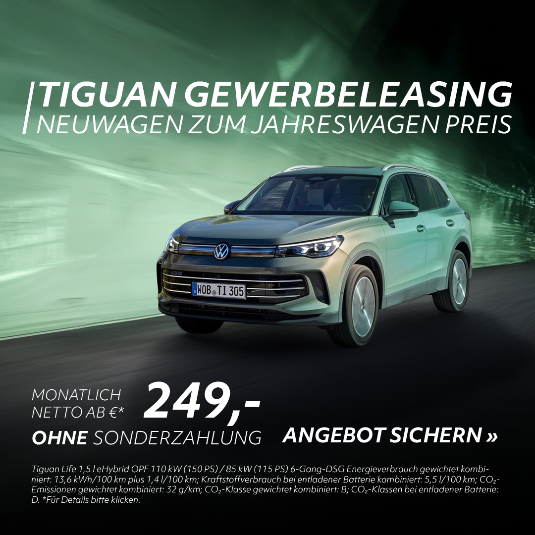 BEITRAGSBILD VW TIGUAN GEWERBELEASING Q2