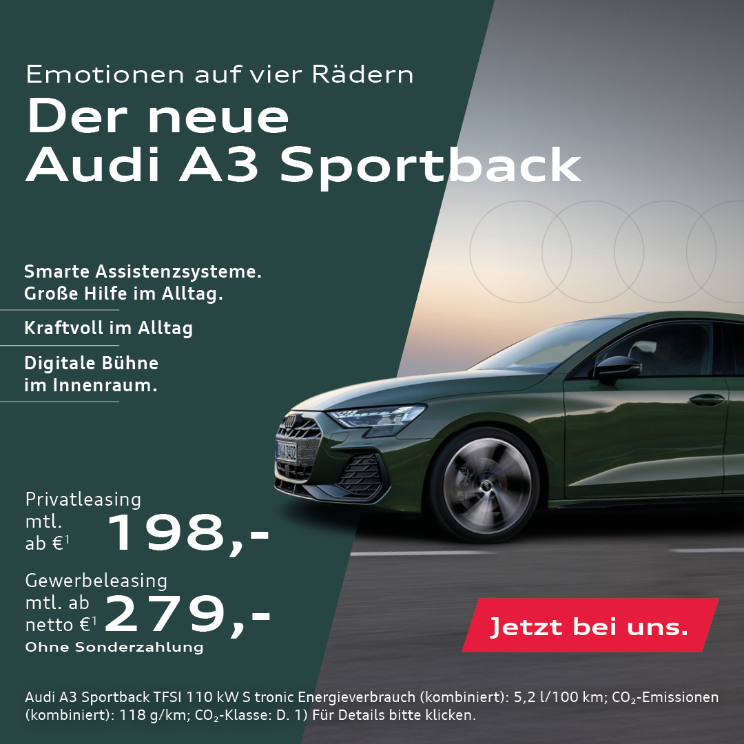 Audi A3 Sportback Sonderleasing
