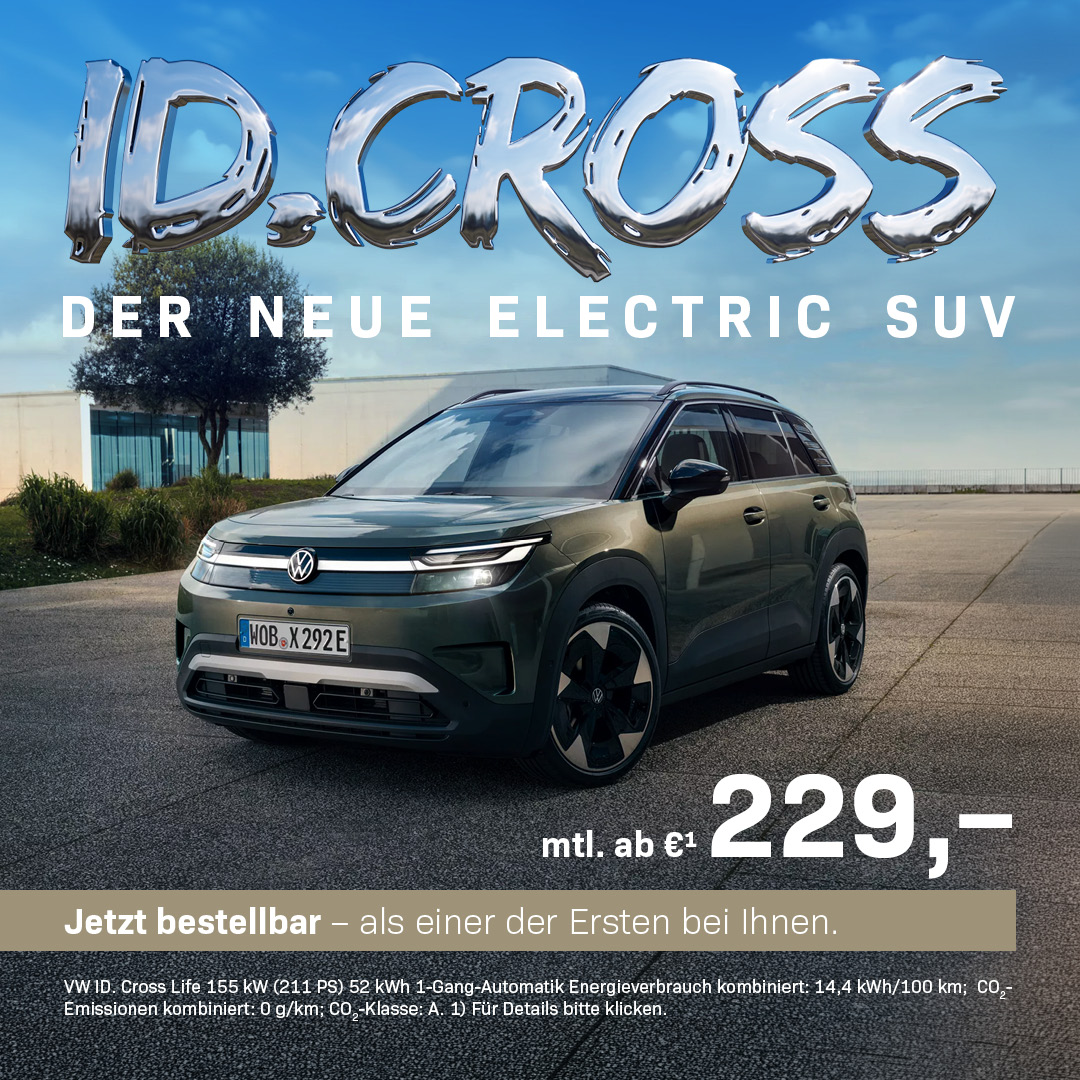 BEITRAGSBILD NEW VW ID CROSS